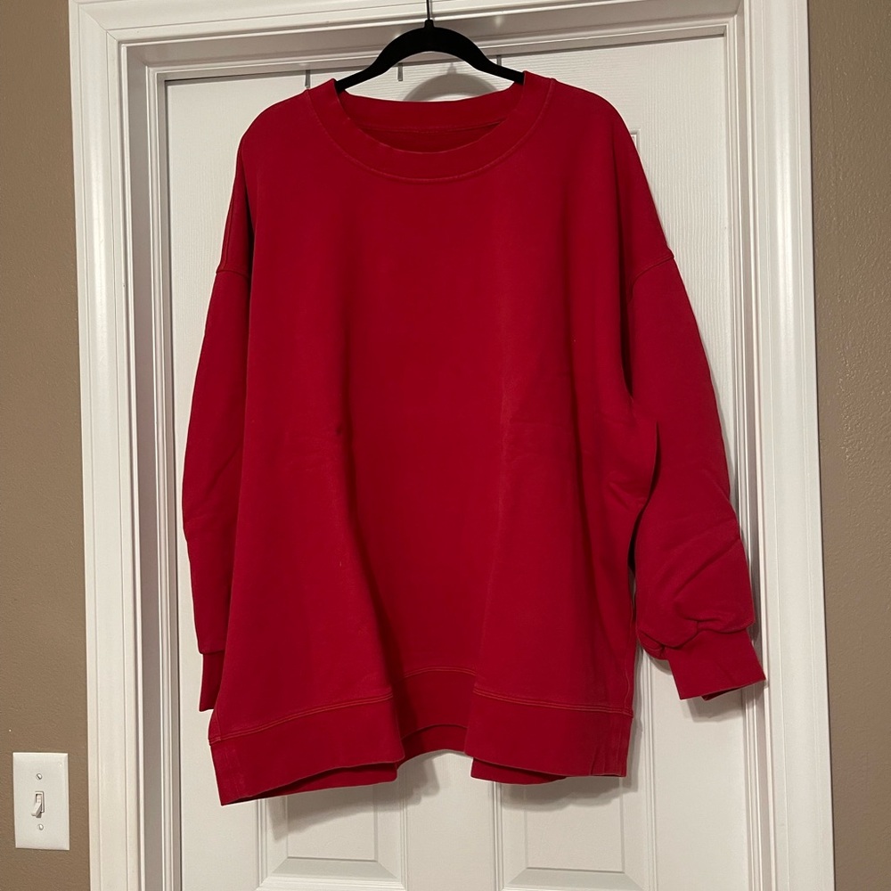lululemon athletica perfectly oversized crewneck sweatshirt